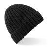 Chunky beanie - B465:Black, 100% acrylic, One Size